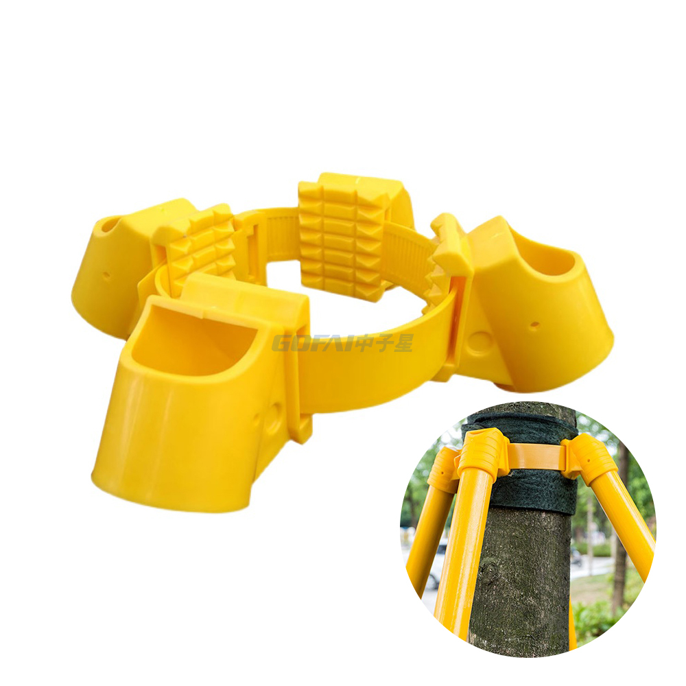 Jardinage TPR arbre Fixation Support Support plante coupe-vent Protection reliure support fixation ceinture Support Kit