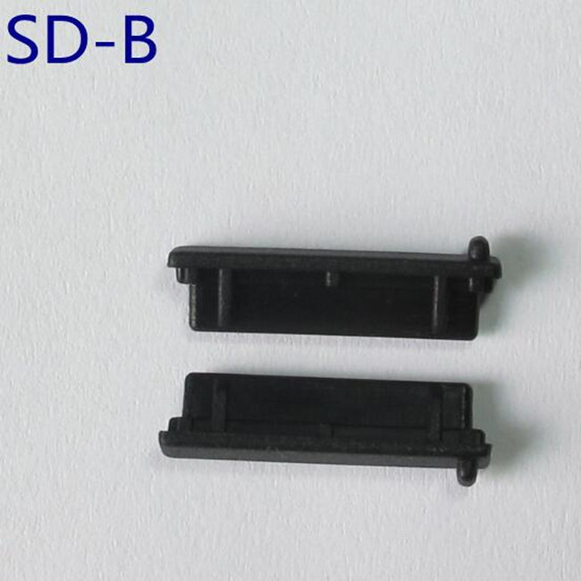 Connecteur de carte SD en caoutchouc de silicone Prise anti-poussière pour ordinateur Port SD femelle
