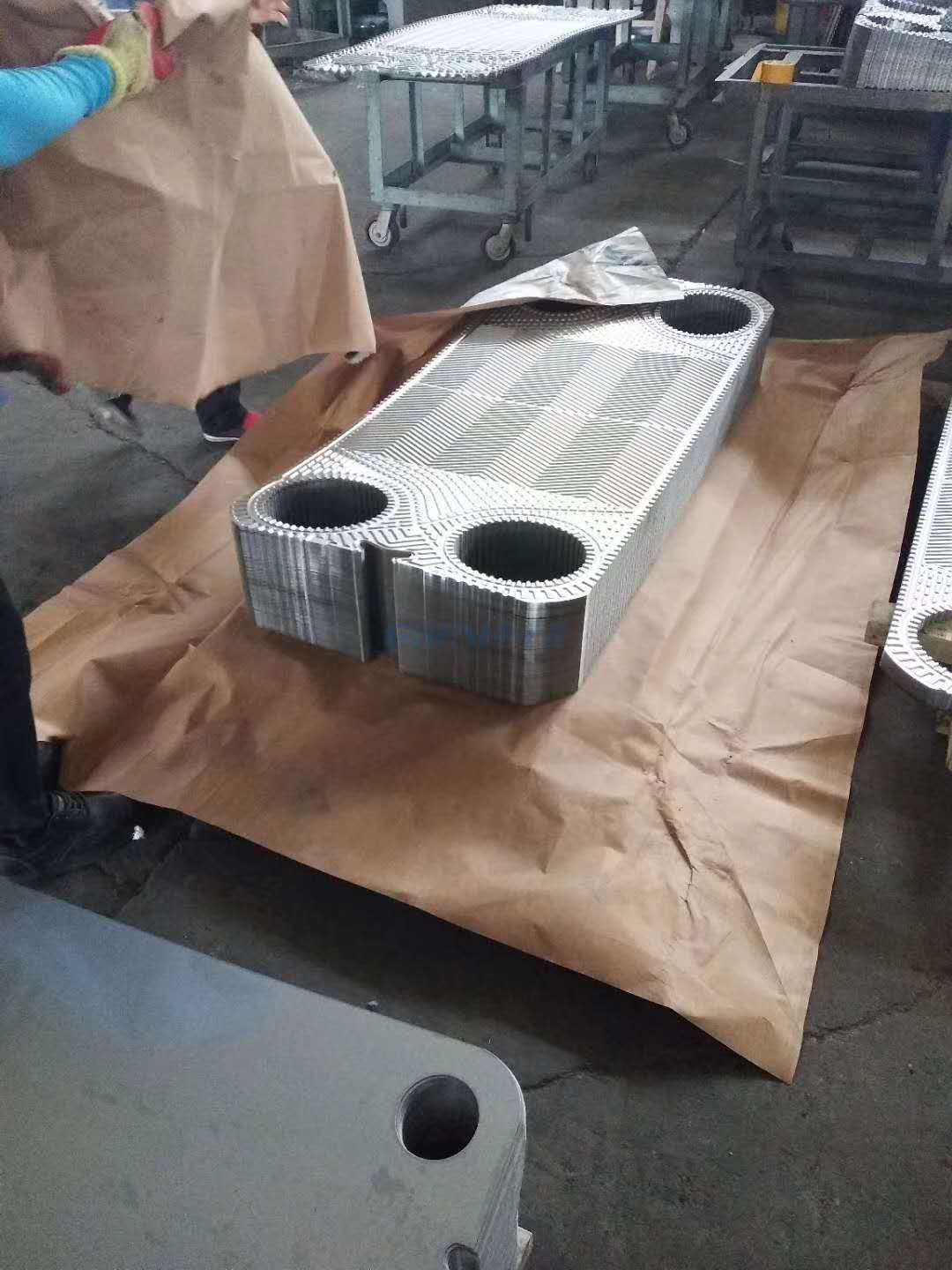 Joint en caoutchouc d'échangeur de chaleur à plaques résistant à la chaleur en usine