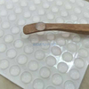 Fabrication de tampons de pare-chocs en caoutchouc de silicone transparent adhésif 3M